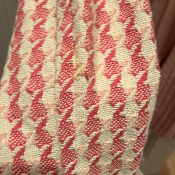 Banana Republic Pink Houndstooth coat size S - Picture 2 of 7